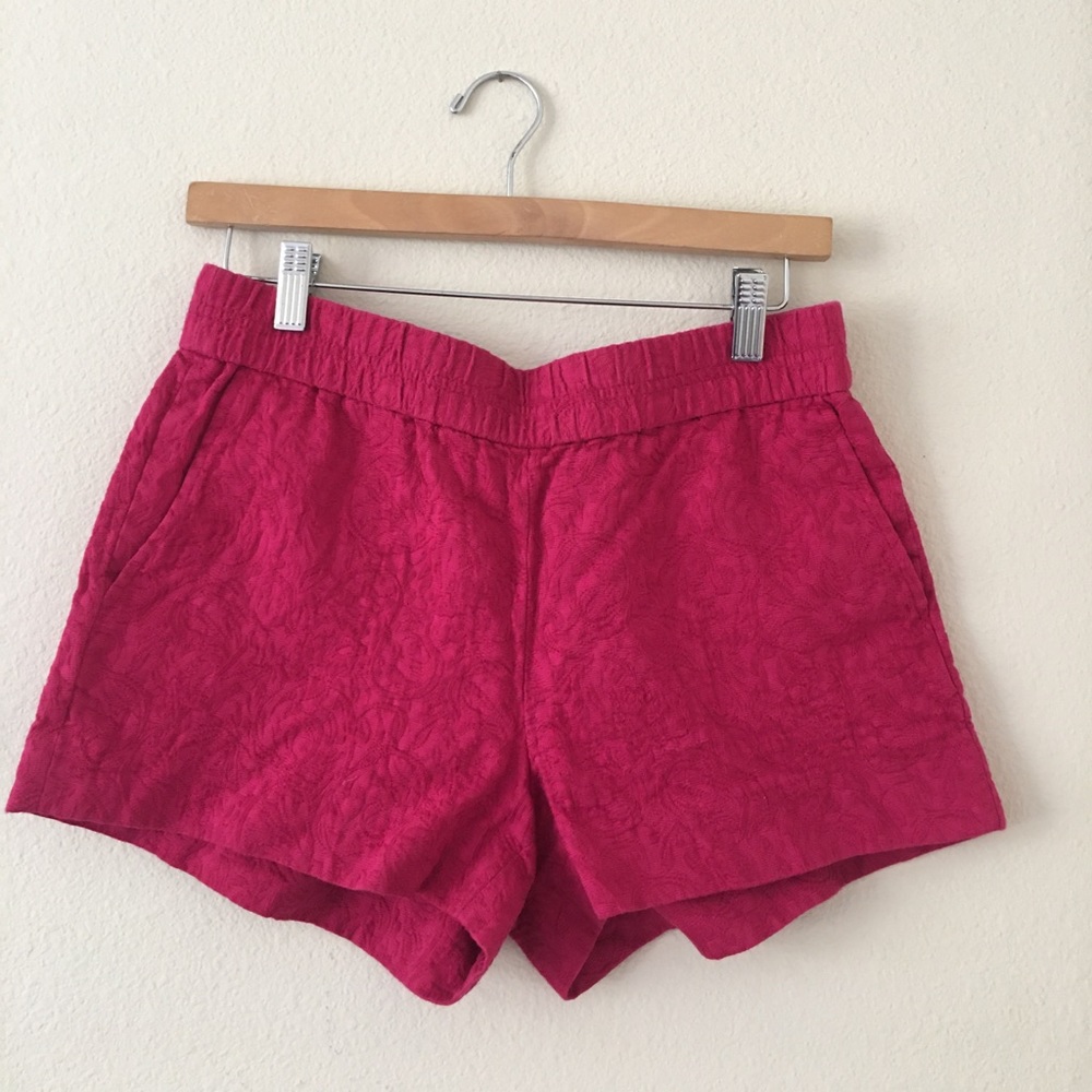 J. Crew pull on shorts size 4 pink
